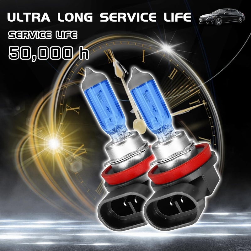 SamWinGear H11 Headlight Bulb H11 Halogen Head Light Bulbs, Ultra White Halogen Headlight Bulb 12V 100W High Beam Low Beam Fog Light Bulbs, Universal Auto Light Lamp for Most Cars, Trucks, SUVs (H11) - Image 4